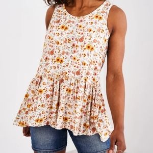 Latched Mama Peplum Nursing Top